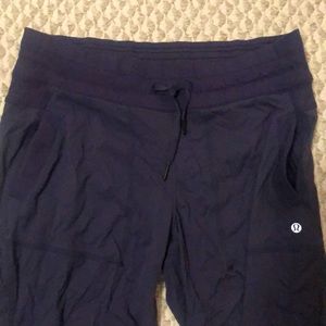 Lululemon Cropped Studio Pants Navy Blue Size 10